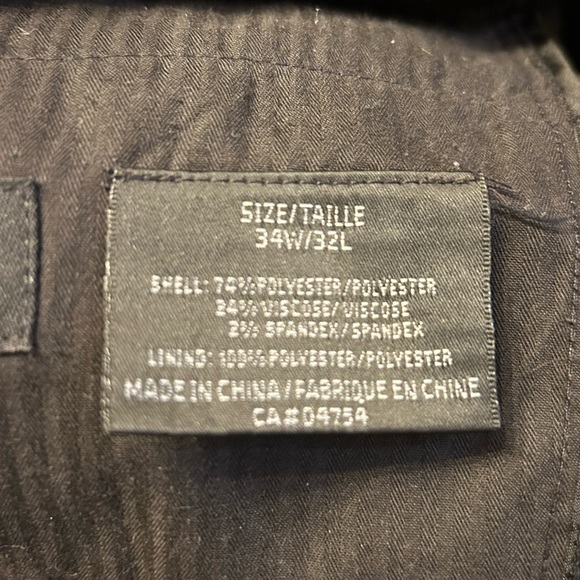 Men’s UnListed Kennith Cole Dark Gray Dress Pants - Picture 4 of 6